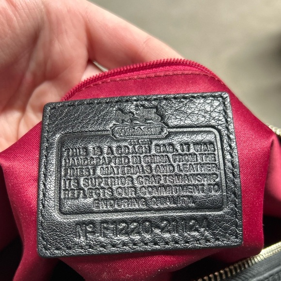 Coach Signature Madison Satchel Crossbody Purse Black Monogram *NO HANG TAG - Picture 9 of 10